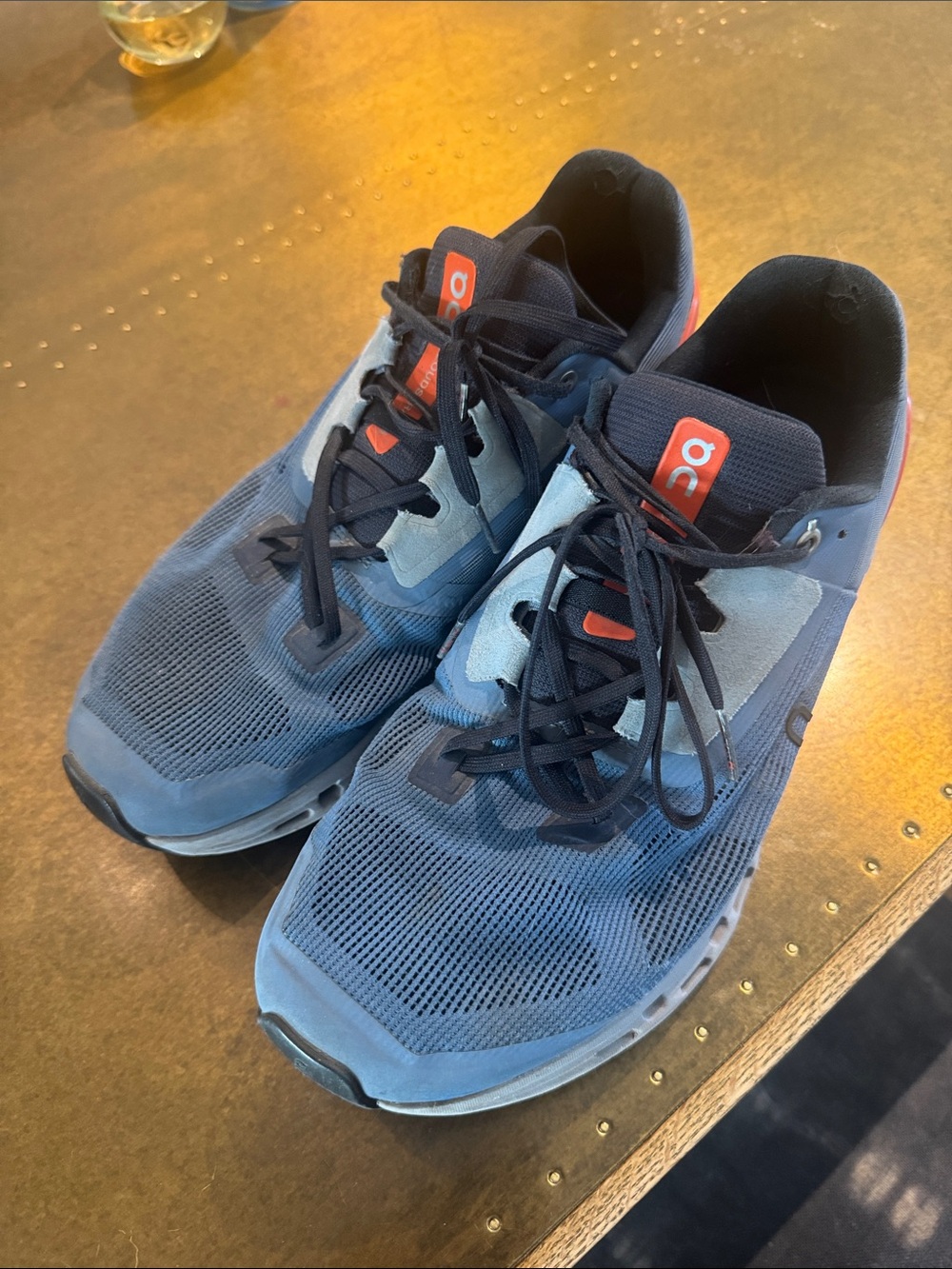 On Cloud Men’s Running Sneakers — Blue
